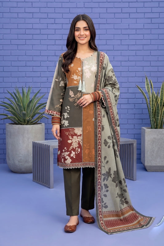 Premium Summer Printed Lawn 3-Piece Suit (Shirt, Trouser & Dupatta) | All Sizes Available | Pehnavaa Store