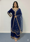 LUXURY VELVET EMBROIDERED 3-PIECE SUIT – PREMIUM WINTER FESTIVE COLLECTION