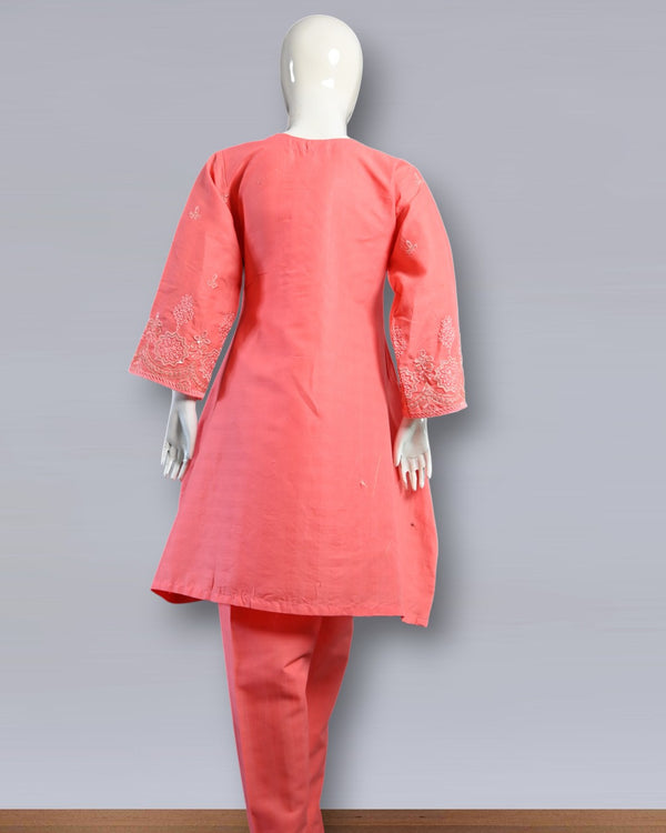 2 PC SITARI EMBROIDED WORK and FRONT DESIGN