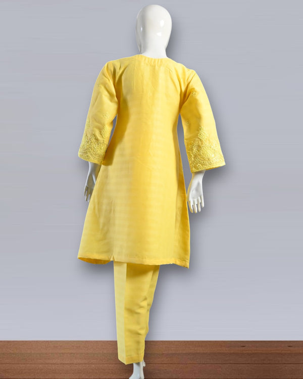 2 PC SITARI EMBROIDED WORK and FRONT DESIGN