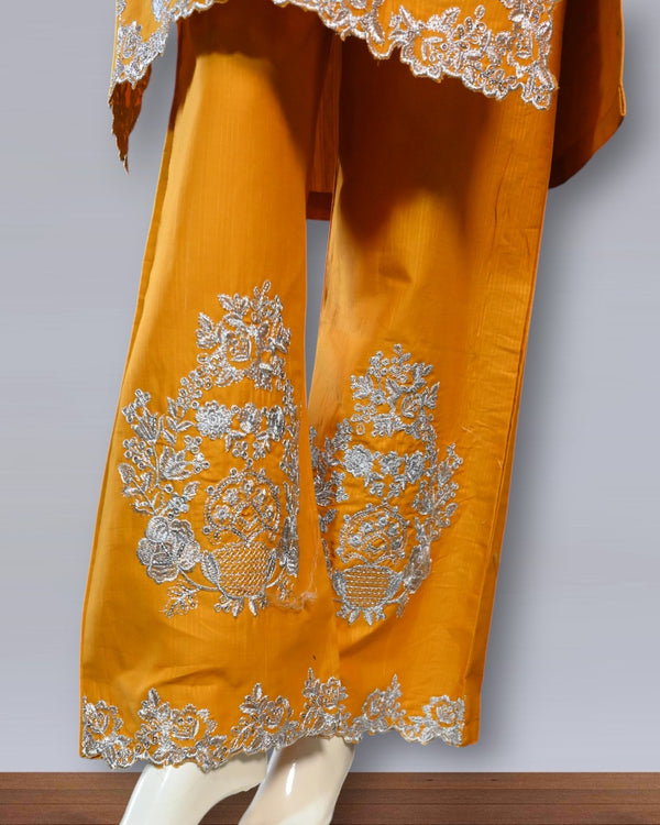 2 PC SILVER TILLA WORK FRONT PLUS TROUSER