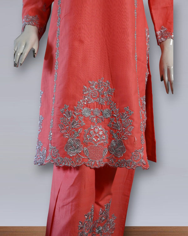 2 PC SILVER TILLA WORK FRONT PLUS TROUSER