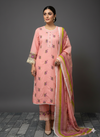3-PIECE SUNFLOWER EMBROIDERED SUIT – ELEGANT & TIMELESS COLLECTION