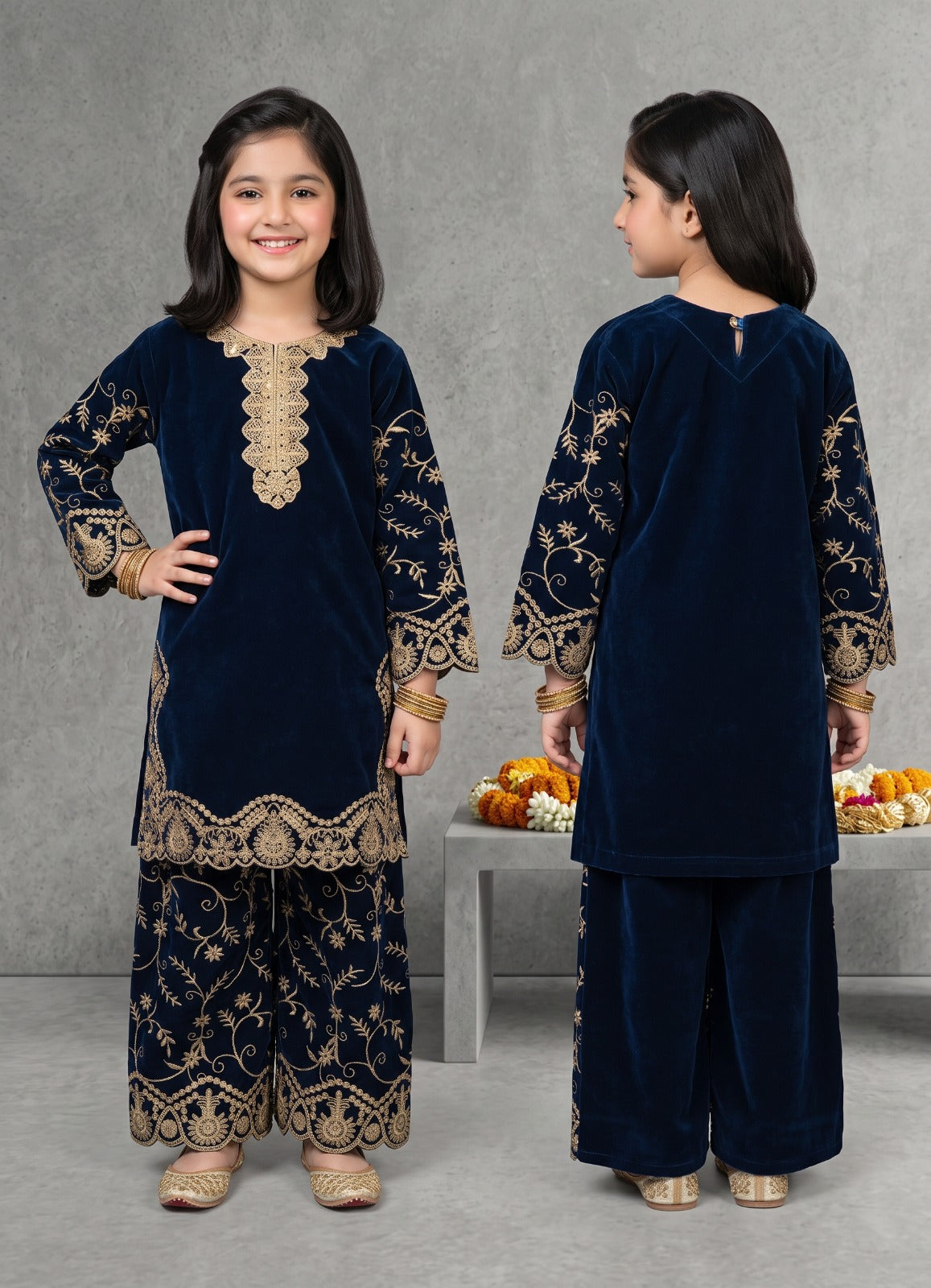 Kids All-Over Velvet 2-pcs