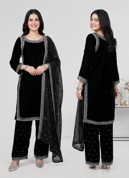 Meher Velvet 3-Piece