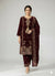 ROYAL VELVET 3-PIECE WINTER ENSEMBLE WITH VELVET SHWAL