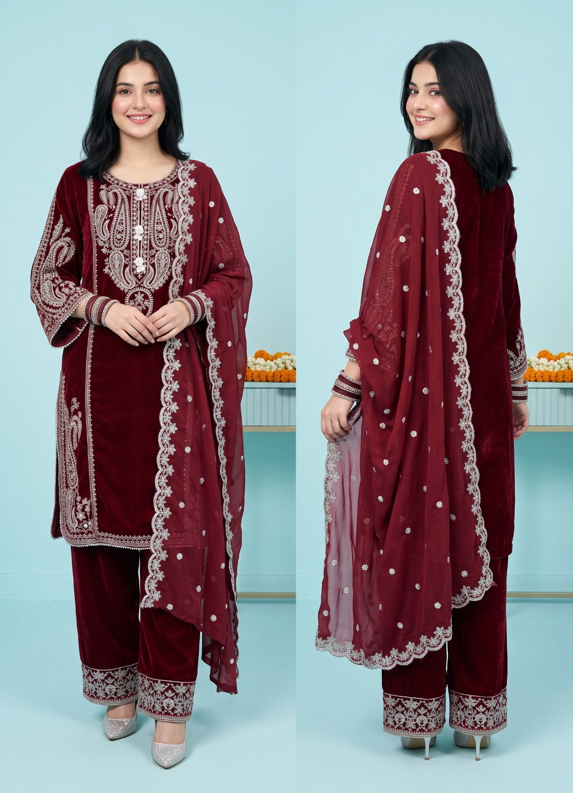 Regal Velvet 3-Piece
