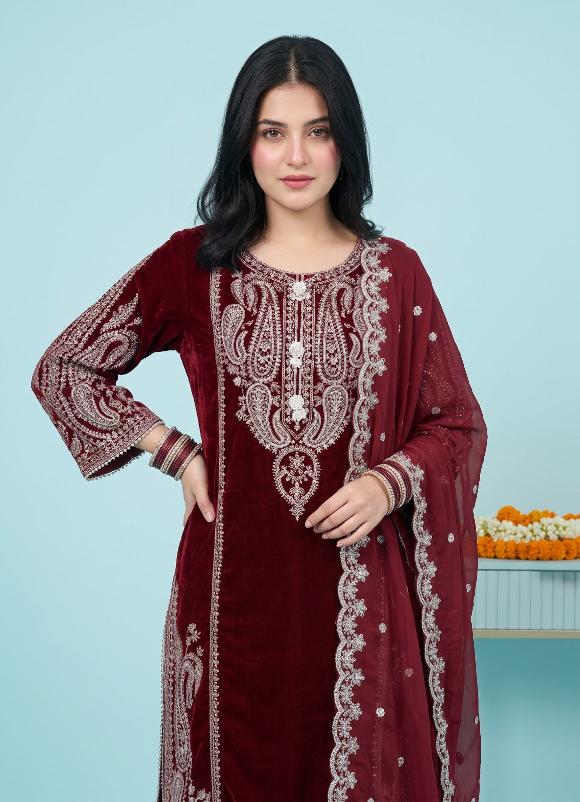 Regal Velvet 3-Piece