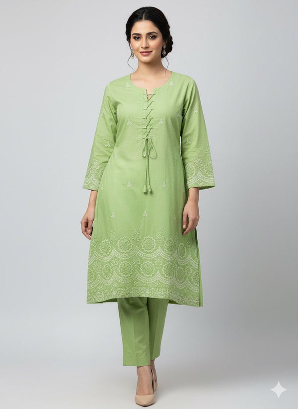 WINTER COTTON ELEGANT TUSSEL STYLE 2-PC DESIGN