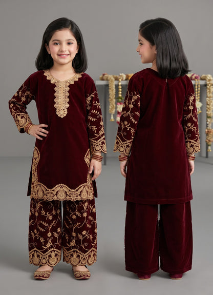 Kids All-Over Velvet 2-pcs