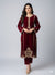 New Luxury Velvet motif Embroidered 2-Piece Suits