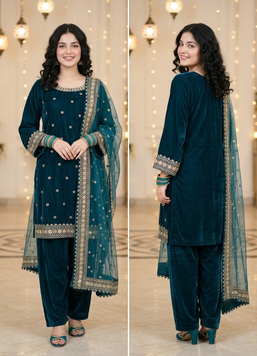 The Regal Velvet Heirloom 3-Pcs