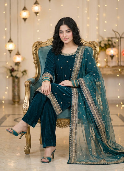 The Regal Velvet Heirloom 3-Pcs