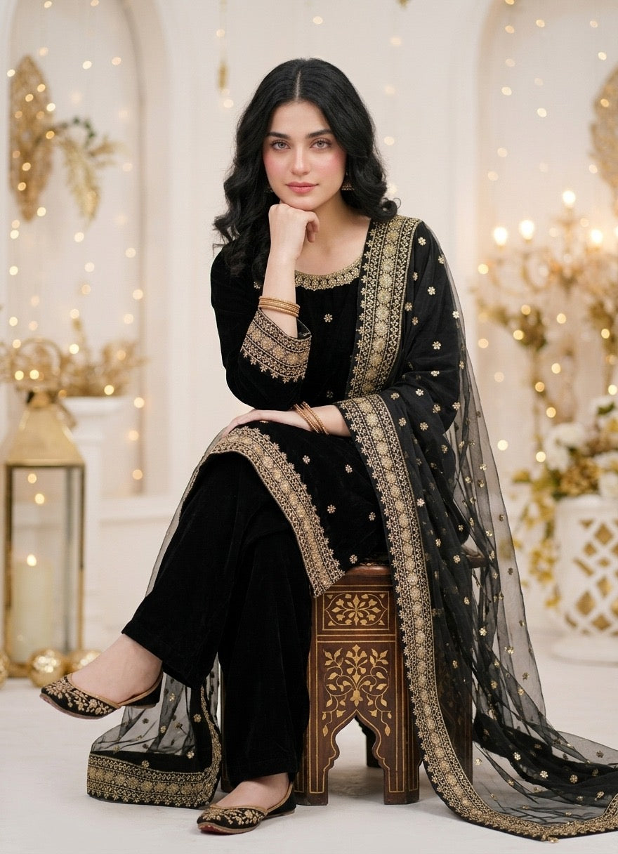 The Regal Velvet Heirloom 3-Pcs