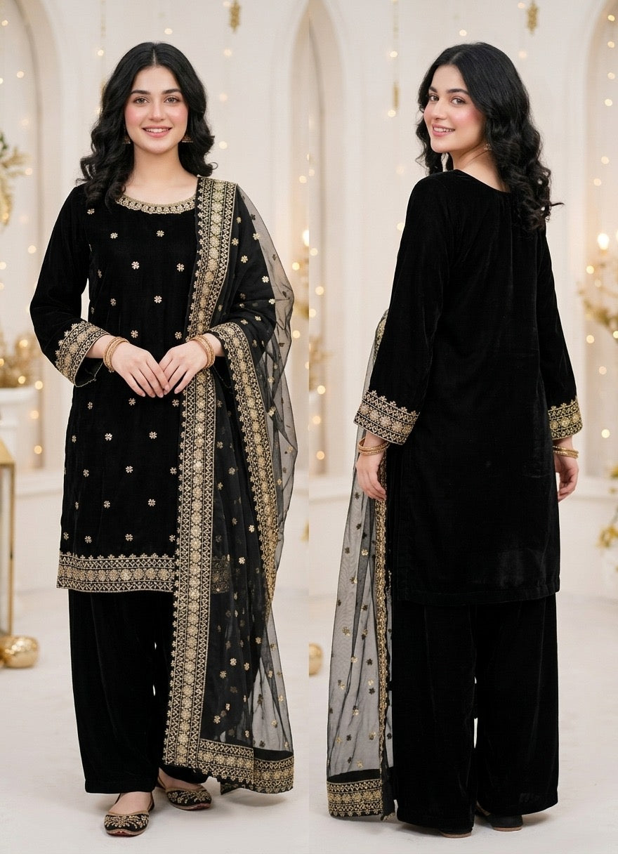 The Regal Velvet Heirloom 3-Pcs