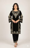 New winter Velvet Embroidered 2-Piece Suits