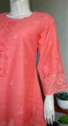 EMBRIODERED-2 PC COTTON SUIT