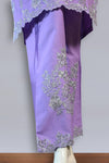 2 PC OUTFIT SILVER TILLA WORK FRONT PLUS TROUSER