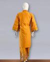 Sunshine Glow – Mustard Cotton Embroidered 2PC Summer Suit